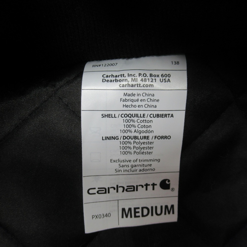Carhartt Chore Coat Dog 1 Size Orange Insulated Firm Duck Canvas Rain Wind Warm - Picture 5 of 9